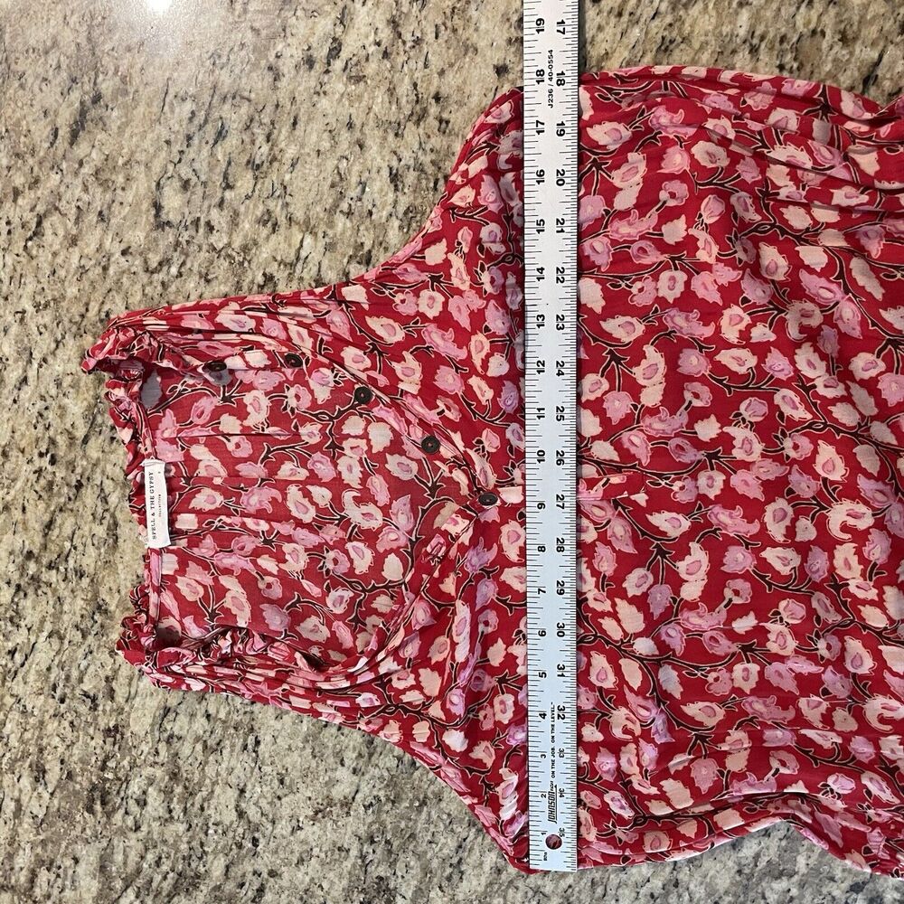 Spell & The Gypsy Collective Size Small Delirium Maxi Dress Red Coral Bohemian - Picture 11 of 12